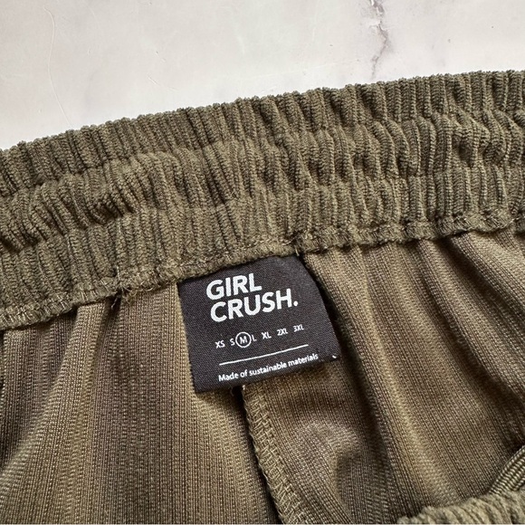 Girl Crush Gang US M Olive Corduroy Joggers - Picture 7 of 16
